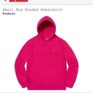 Supreme fuchsia hoodie